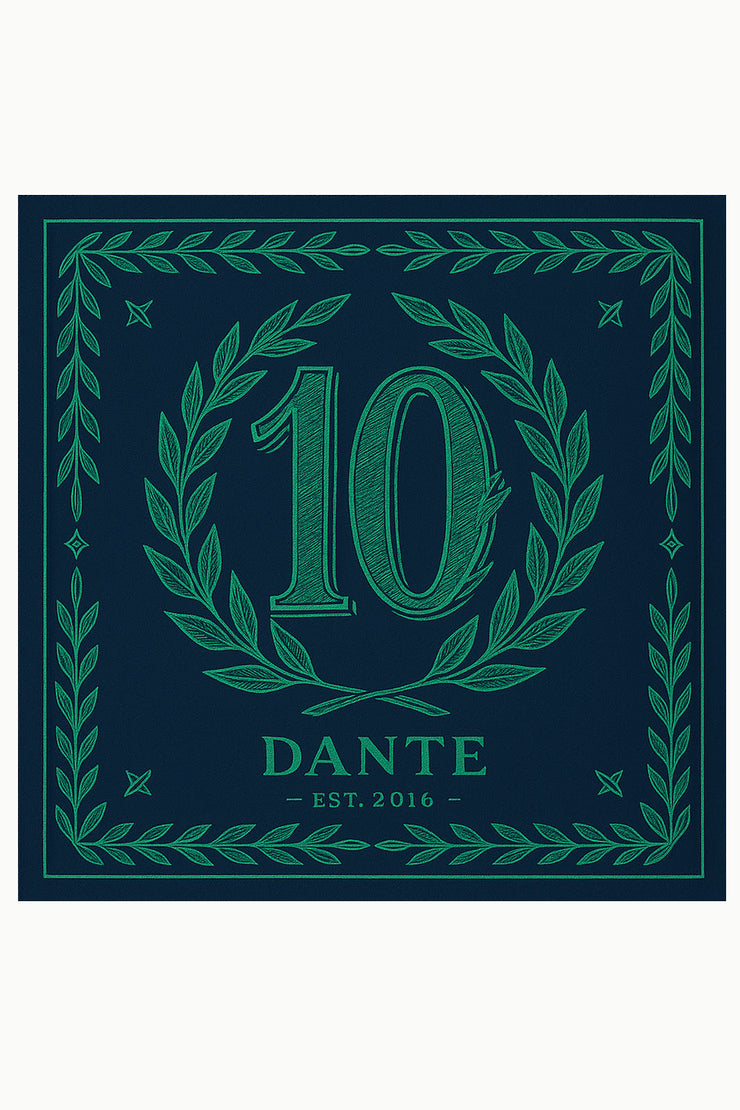 10 Years Scarf Dark Blue