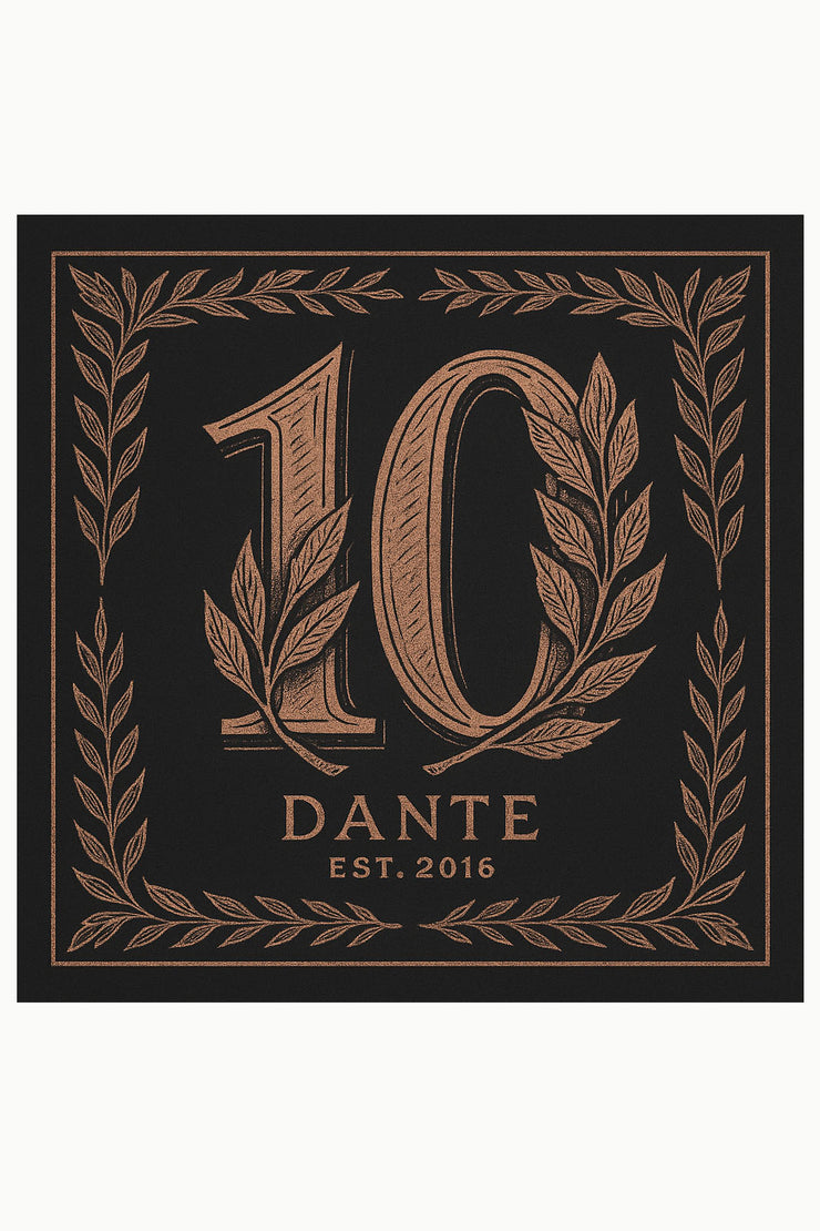 10 Years Scarf Charcoal