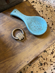 Ceramic spoon holder mint