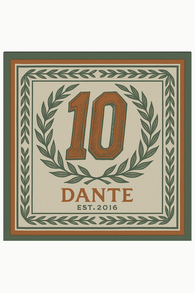 10 Years Scarf Khaki