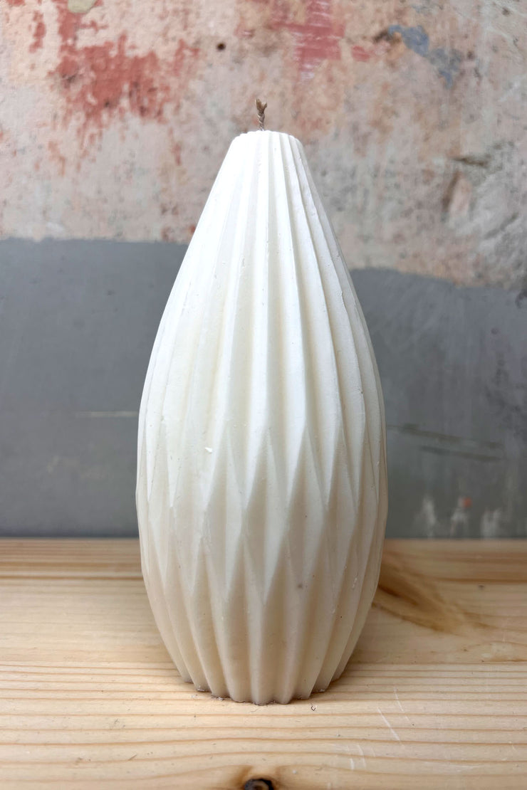 Handmade Candle Pear Big White