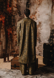 Tempest Printed Coat Khaki