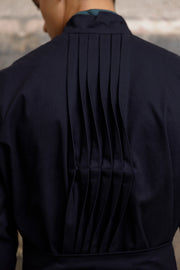 Acme Pleated Trench-Coat Black