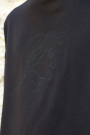 Dante Embroidered Sweatshirt Black